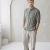 Men's Relaxed Fit Linen Pants: Casual Trousers