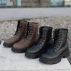 Handmade Women Leather Boots Colors Available Black Brown
